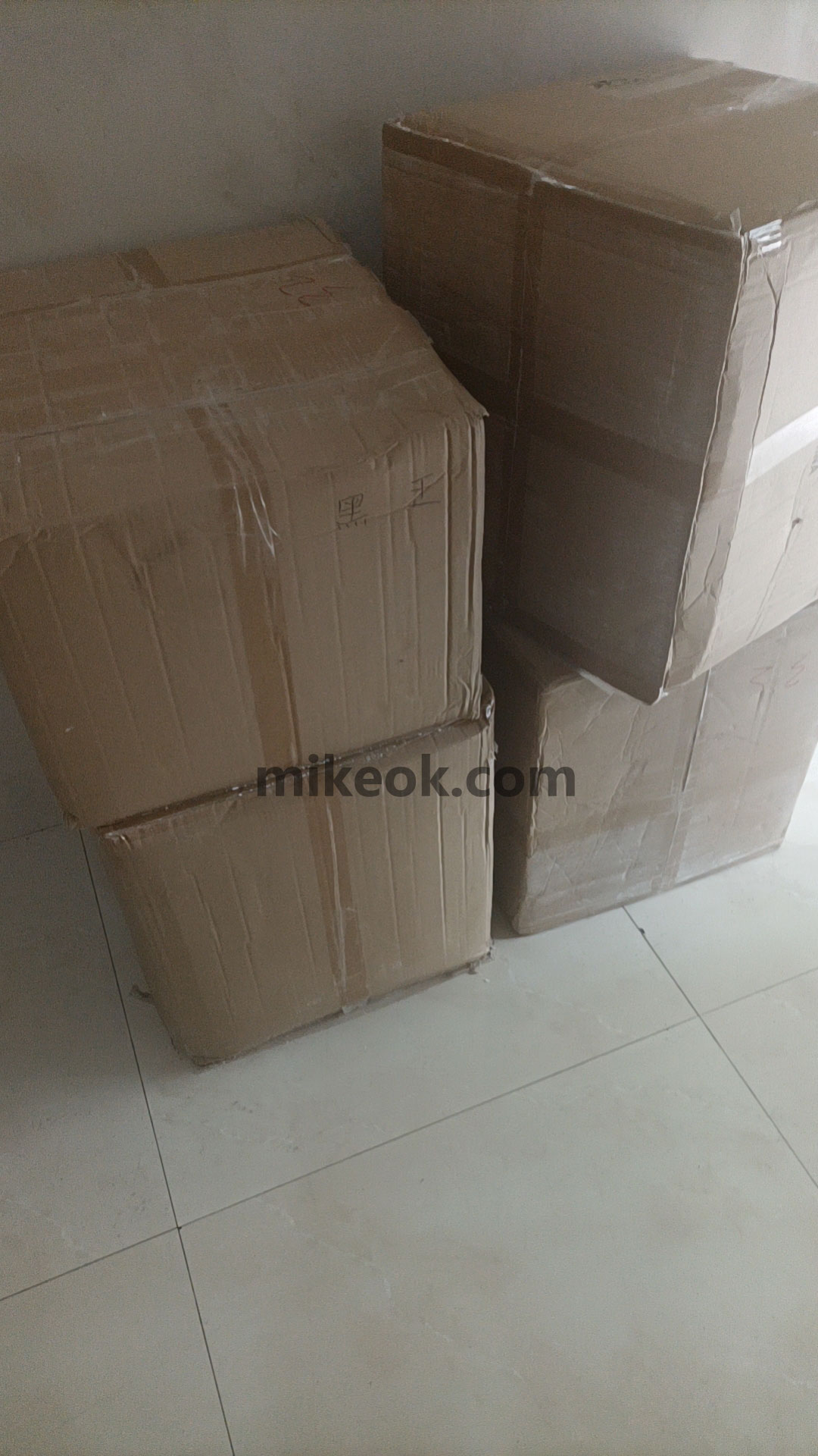 Cargo receiving at MikeOK warehouse